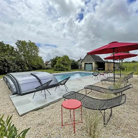 Maison Calme Avec Spa, Piscine Chauffee Et Jardin En Normandie - Fr-1-497-254 * Mantilly